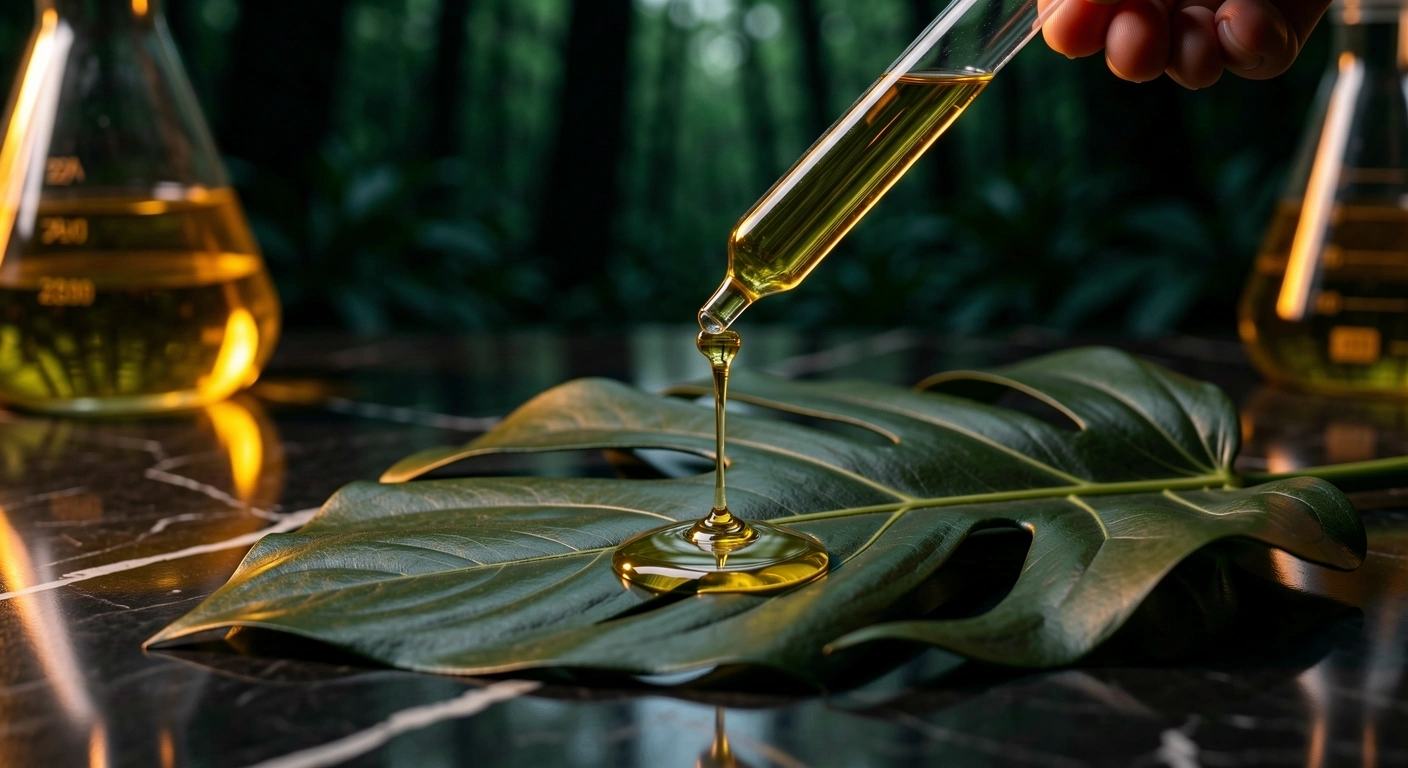 Botanical laboratory background