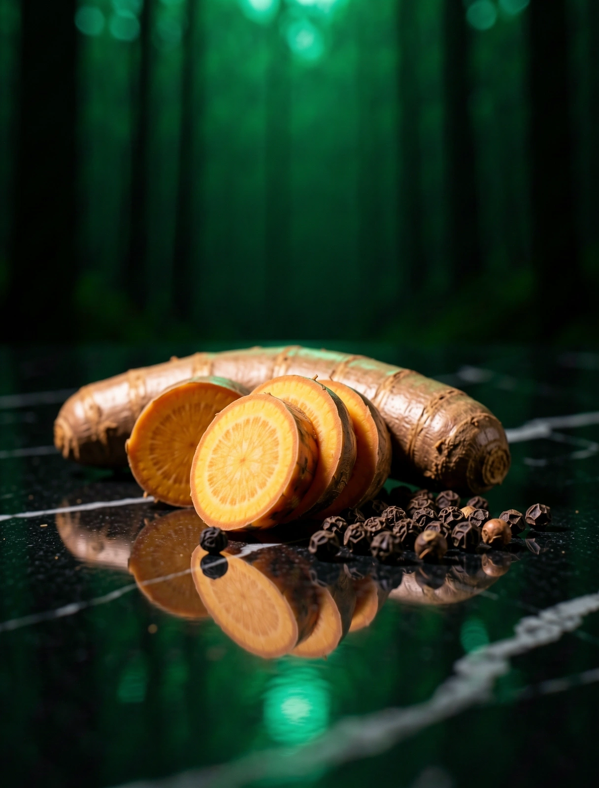 Natural botanical vitality background